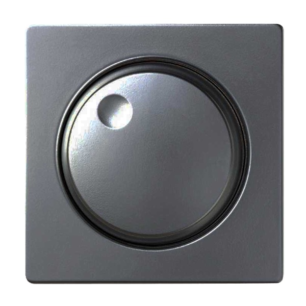 Накладка для светорегулятора Simon 82 Concept титан матовый