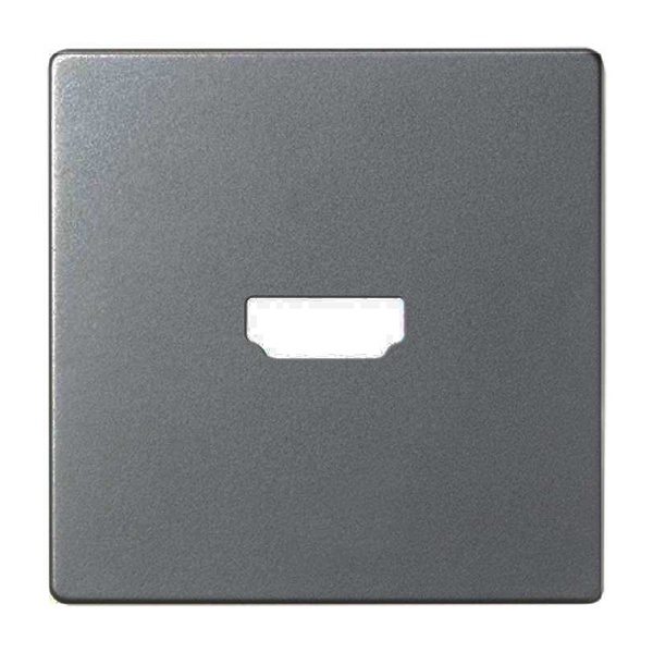 Накладка для розетки Simon 82 Concept HDMI титан матовый