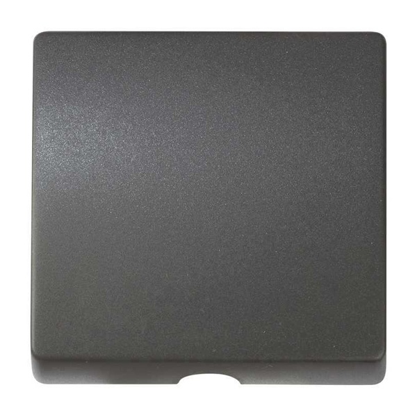 Накладка Simon 82 Concept для шнурового выключателя и вывода кабеля титан матовый