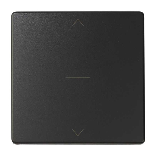 Клавиша Simon 82 Concept трехпозиционного выключателя жалюзи с пиктограммой Стрелки черный матовый