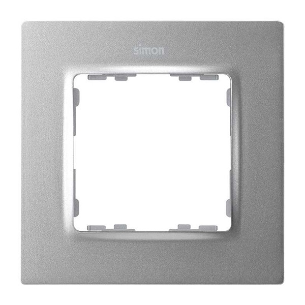 Рамка 1 пост Simon 82 Concept, холодный алюминий