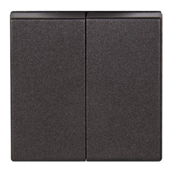 Клавиша Jung ECO Profi 2-ая для выключателей черный матовый