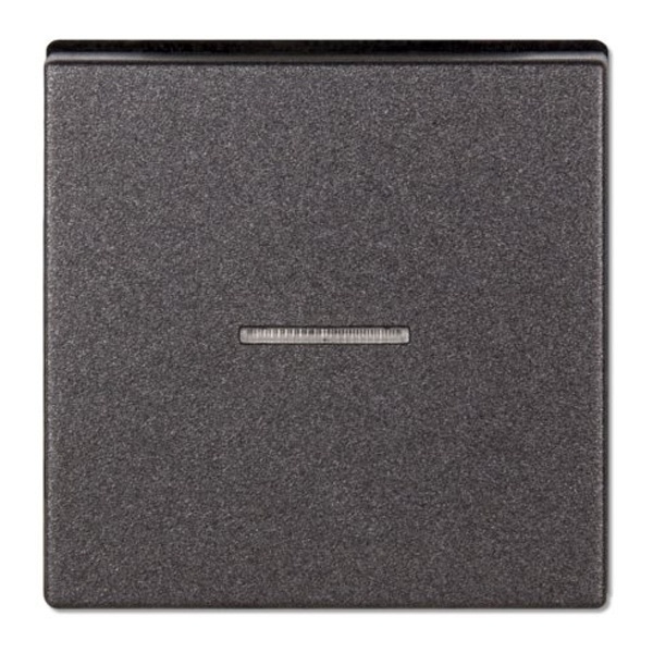Клавиша Jung ECO Profi 1-ая с подсветкой для выключателей черный матовый