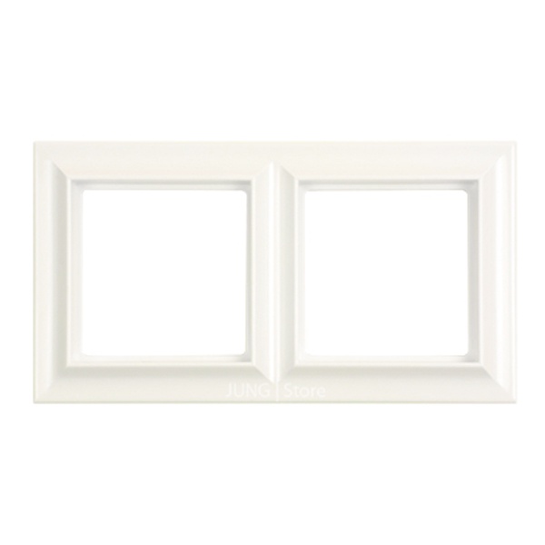 Рамка 2-ая Jung ECO Profi для вертикальной и горизонтальной установки Standart, слоновая кость (бежевый)