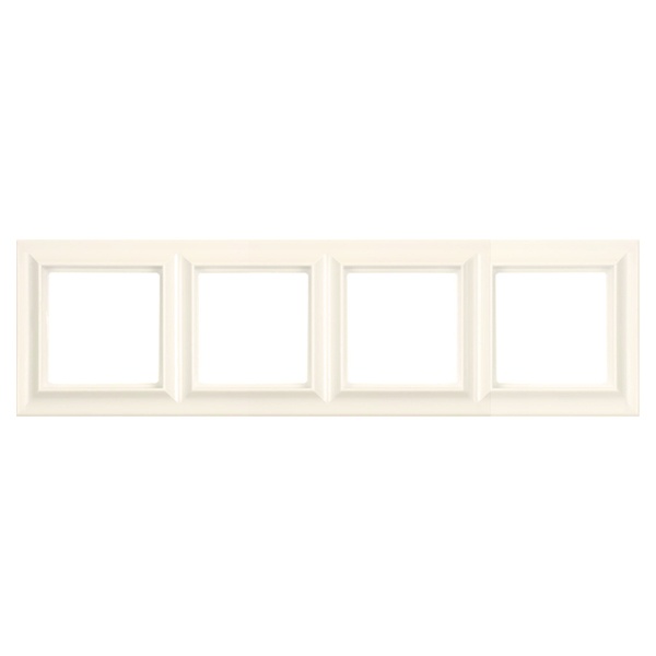 Рамка 4-ая Jung ECO Profi для вертикальной и горизонтальной установки Standart, слоновая кость (бежевый)