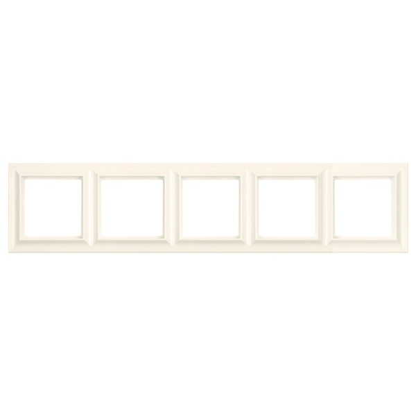 Рамка 5-ая Jung ECO Profi для вертикальной и горизонтальной установки Standart, слоновая кость (бежевый)