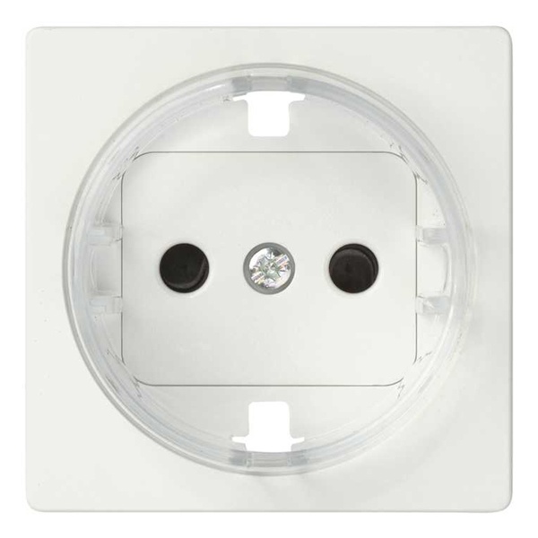 Накладка Simon 82 розетку 2П+З Schuko уменьшенной глубины установки (75462-39), белый