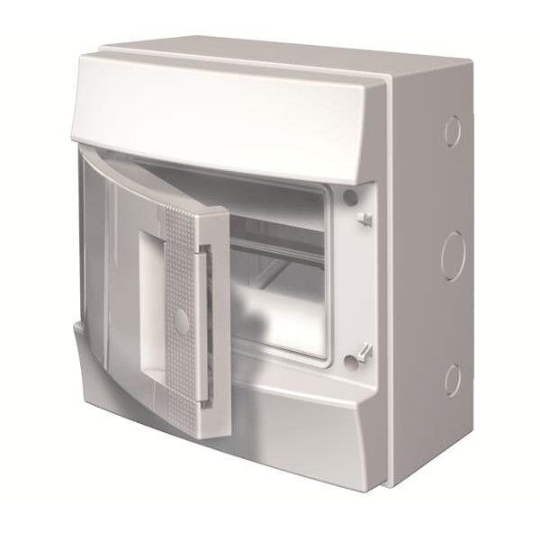 Влагозащищенный настенный щиток ABB Mistral65 8М непрозрачная дверь с клеммным блоком