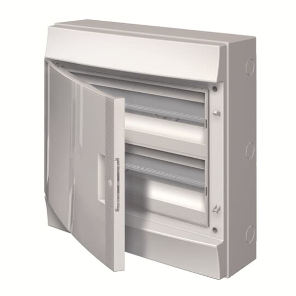 Влагозащищенный настенный шкаф ABB Mistral65 36М 2х18 непрозрачная дверь с клеммным блоком