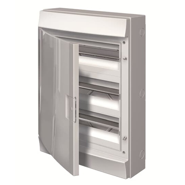 Влагозащищенный настенный шкаф ABB Mistral65 54М 3х18 непрозрачная дверь с клеммным блоком