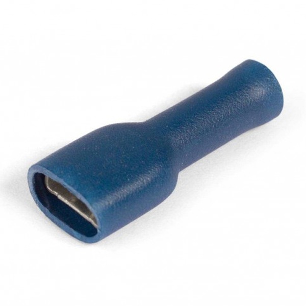 Разъем плоский КВТ РППИ-М 2,5-(6,3) под провод 1,5-2,5мм синий [уп.100шт]