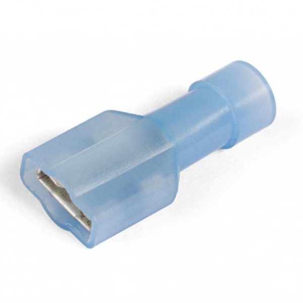 Разъем плоский КВТ РПИ-М(н) 2,5-(6,3) под провод 1,5-2,5мм синий [уп.100шт]