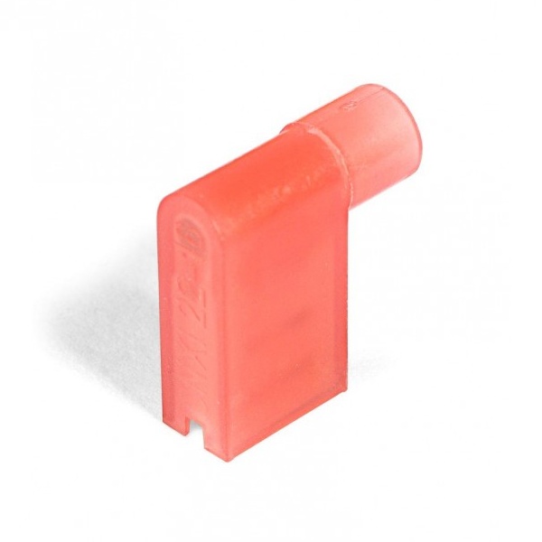 Разъем флажковый КВТ РФИ-М(н) 1,5-(6,3) под провод 0,5-1,5мм красный [уп.100шт]
