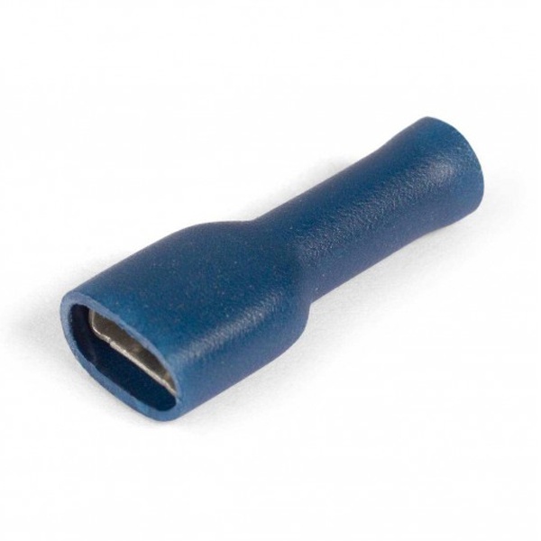 Разъем плоский КВТ РППИ-М 2,5-(4,8) под провод 1,5-2,5мм синий [уп.100шт]