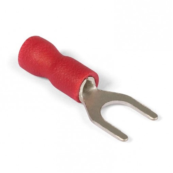 Наконечник вилочный КВТ НВИ 4мм 0,25-1,5мм красный