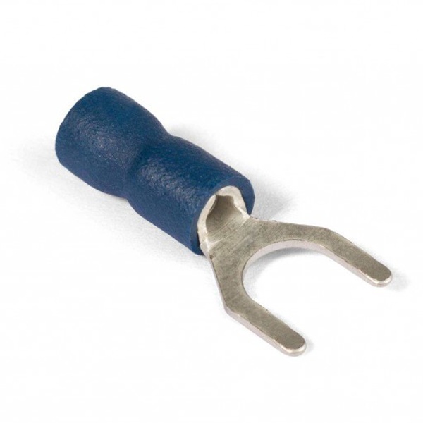Наконечник вилочный КВТ НВИ 5мм 1,0-2,5мм синий