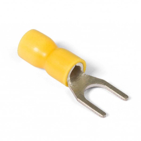 Наконечник вилочный КВТ НВИ 5мм 2,5-6,0мм желтый