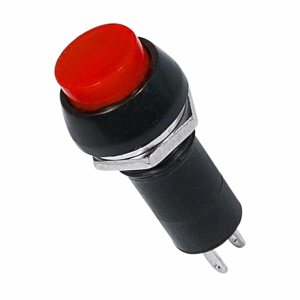 Выключатель-кнопка Rexant 250V 1А (2с) ON-OFF красная