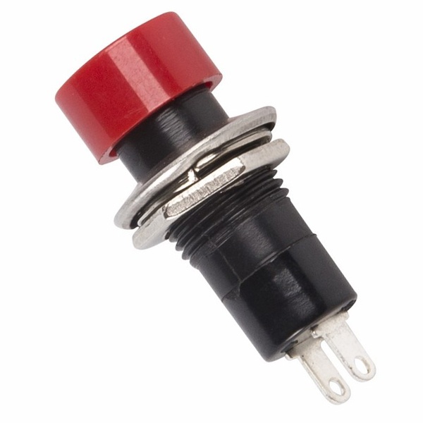 Выключатель-кнопка Rexant 250V 1А (2с) ON-OFF красная