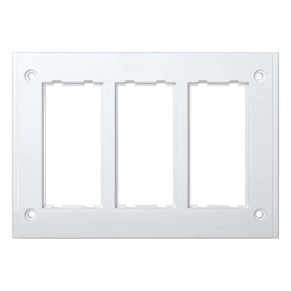 Рамка Simon Сима Про на 3 S-модуля к монтажной коробке SBM250, белый