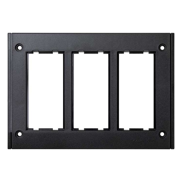 Рамка Simon Сима Про на 3 S-модуля к монтажной коробке SBM250, графит