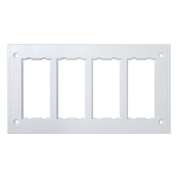Рамка Simon Сима Про на 4 S-модуля к монтажной коробке SBM250, белый