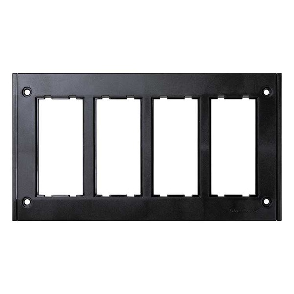 Рамка Simon Сима Про на 4 S-модуля к монтажной коробке SBM250, графит
