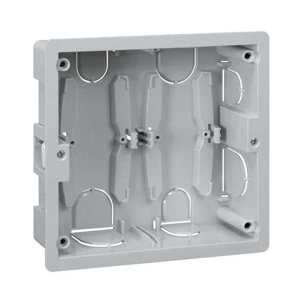 Монтажная коробка Simon Сима Про на 2 S-модуля, скрытый монтаж