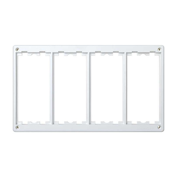 Отделочная рамка Simon Сима Классик на 4 S-модуля, белый