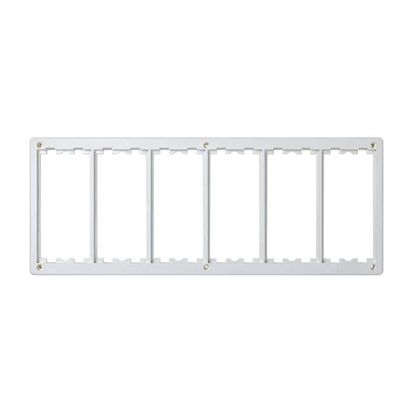 Рамка Simon Сима Классик на 6 S-модулей к монтажной коробке SM660 , белый