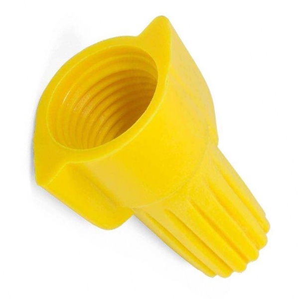 Зажим КВТ СИЗ-К-6 соединительный изолирующий с крыльями 1,5-9,5 мм желтый 58857 [уп. 100шт]