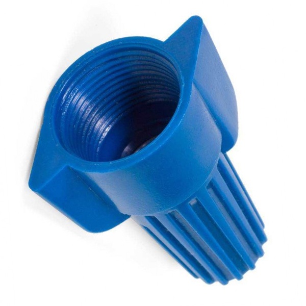 Зажим КВТ СИЗ-К-10 соединительный изолирующий с крыльями 8,0-32,0 мм синий 58861 [уп. 50шт]