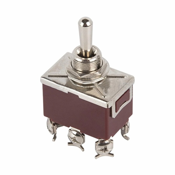 Тумблер Rexant 250V 15А (6c) ON-OFF-ON двухполюсный