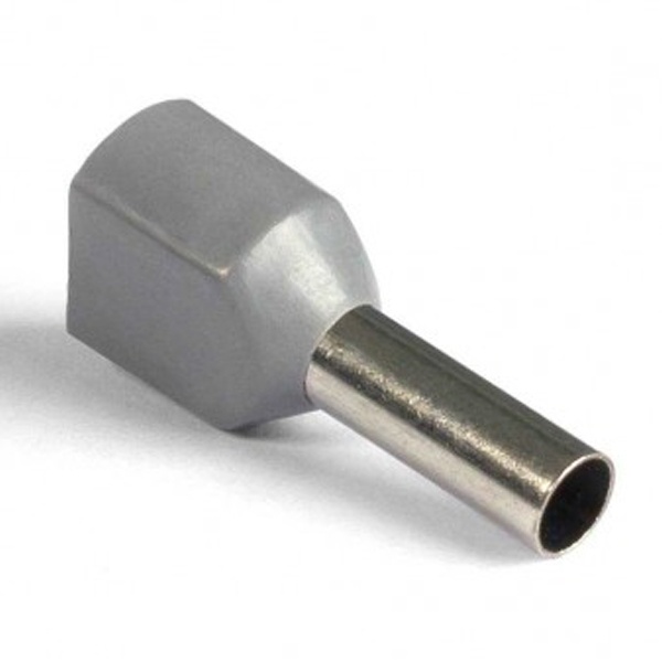 Наконечник КВТ НШВИ2 4,0-12 штырьевой втулочный изолированный [уп.100шт] 47508