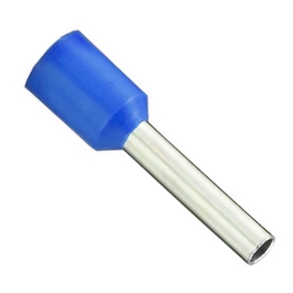 Наконечник КВТ НШВИ 2,5-8 штырьевой втулочный изолированный 47499 [уп.100шт]