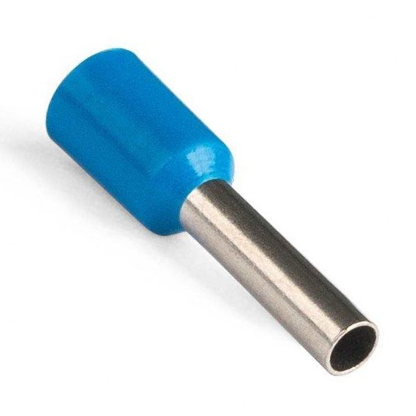 Наконечник КВТ НШВИ 2,5-12 штырьевой втулочный изолированный 56672 [уп.100шт]