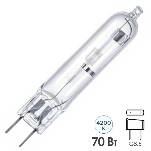 Лампа металлогалогенная Tungsram CMH-TC UVC U 70W/942 4200K G8.5 (МГЛ)