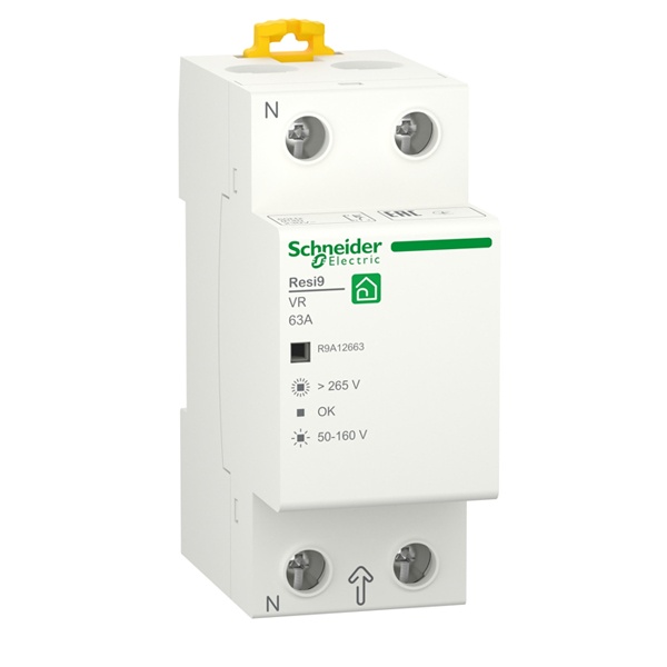 Реле напряжения Schneider Electric RESI9 1П+Н 63А 230В 50Гц