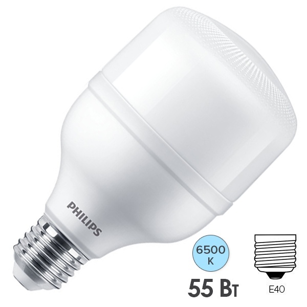 Лампа светодиодная Philips TForce Core HB 55W 865 E40 7000lm