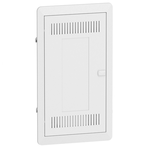 Щит встраиваемый мультимедийный Schneider Electric Resi9 KV 3 ряда с металлической дверью белый