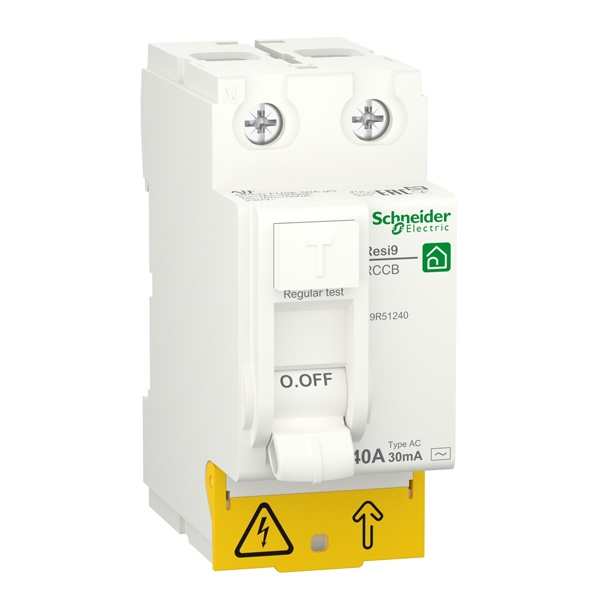 УЗО RESI9 2П 40А 30мА AC 230В Schneider Electric 2м (ВДТ)