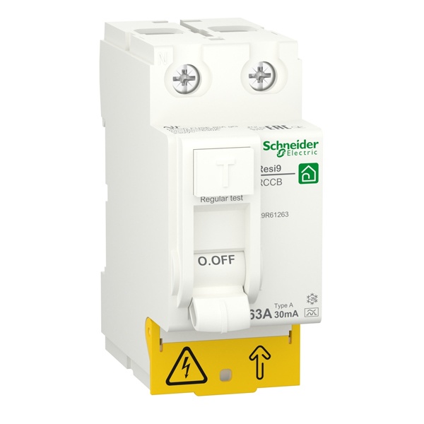 УЗО RESI9 2П 63А 30мА A 230В Schneider Electric 2м (ВДТ)