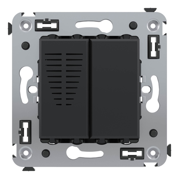 Звонок в стену DKC Avanti, черный матовый