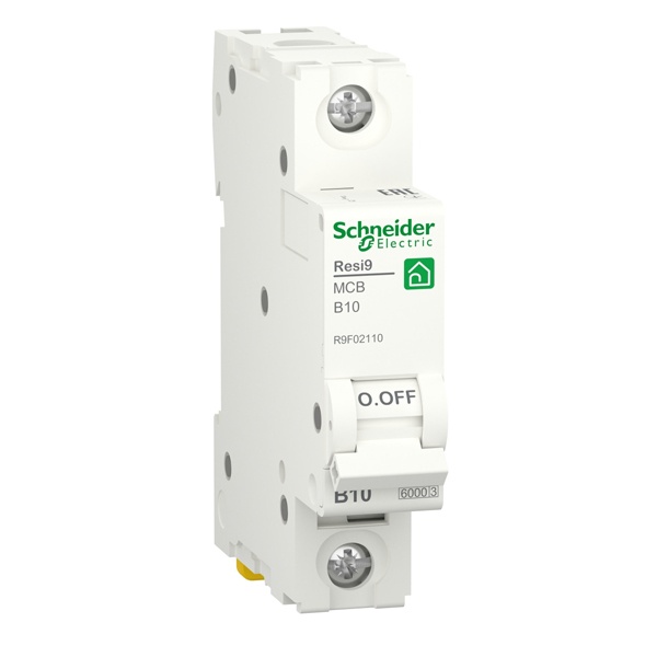 Автоматический выключатель Schneider Electric RESI9 1П 10А В 6кА 230В 1м (автомат электрический)
