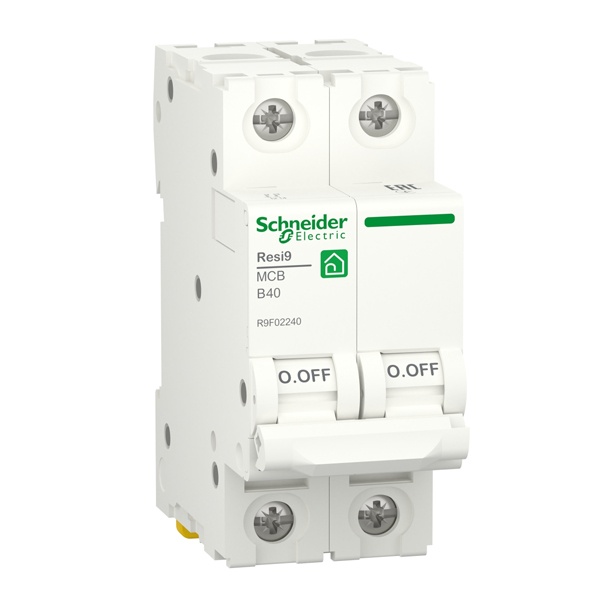 Автоматический выключатель Schneider Electric RESI9 2П 40А В 6кА 230В 2м (автомат электрический)