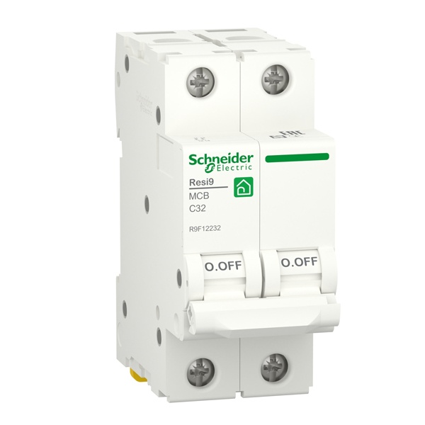 Автоматический выключатель Schneider Electric RESI9 2П 32А С 6кА 230В 2м (автомат электрический)