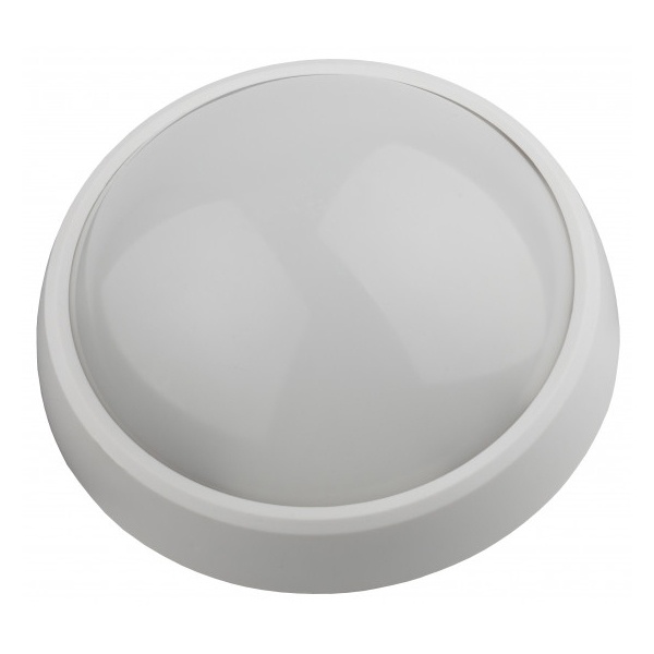 Светильник светодиодный ЖКХ SPB-1-12-MWS (W) IP54 12Вт 960Лм 4200K D180 круглый с датчиком движения