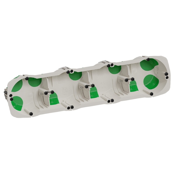 Коробка установочная Multifix Air Schneider Electric d 67 глубина 40 мм 4-постовая герметичная IP40