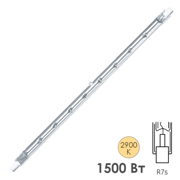 Лампа галогенная линейная Navigator 94 234 1500W 230V R7s J254mm
