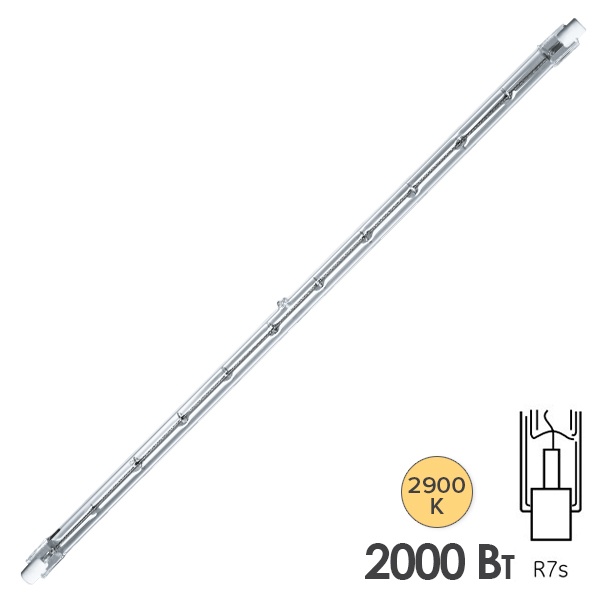 Лампа галогенная линейная Navigator 94 235 2000W 230V R7s J333mm